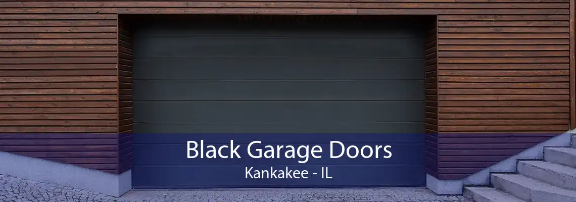 Black Garage Doors Kankakee - IL